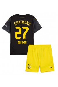 Borussia Dortmund Karim Adeyemi #27 Babytruitje Uit tenue Kind 2024-25 Korte Mouw (+ Korte broeken)